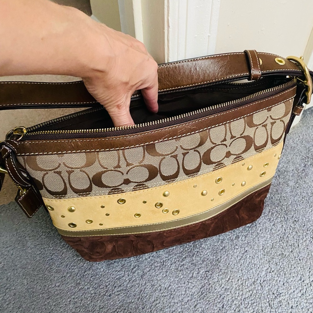 Coach leather and suede bag - New!